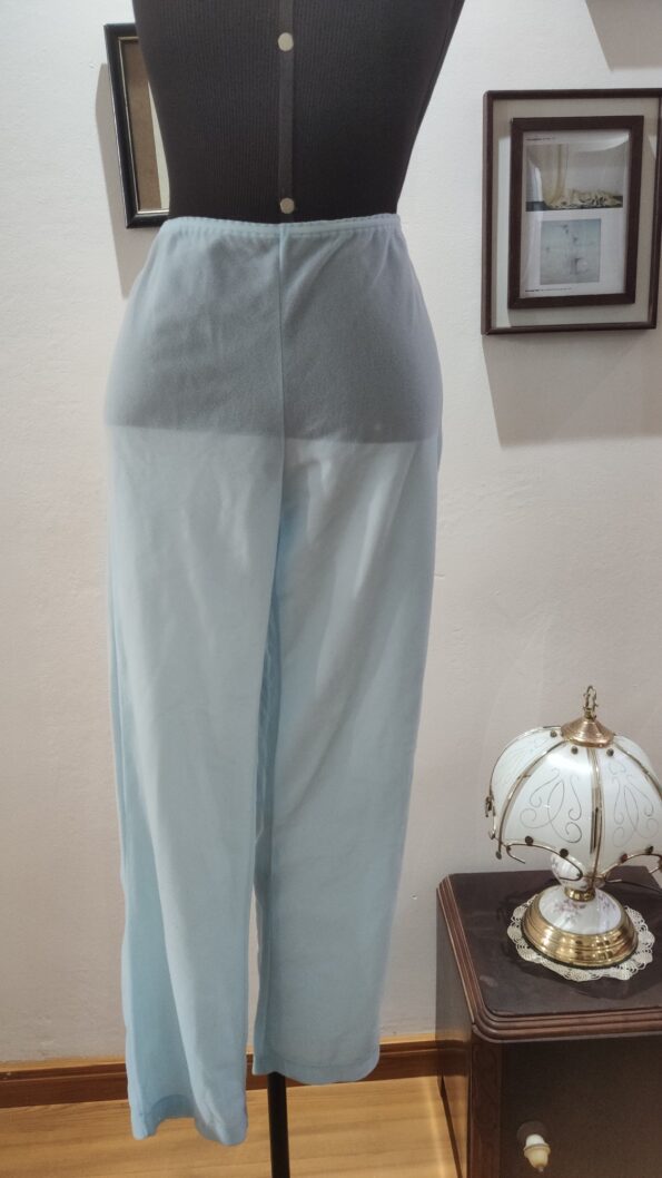 pijama vintage azul a